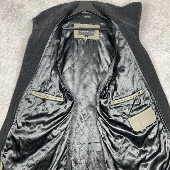 Baracuta Jacket Mens XL Green Quilted Lined Full Zip Coat Removable Liner Parka - Picture 10 of 16